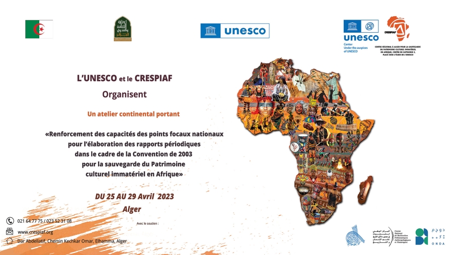 Atelier de renforcement des capacités des points focaux nationaux en matière de rapports périodiques dans le cadre de la convention de 2003 pour la sauvegarde du patrimoine culturel immatériel en Afrique